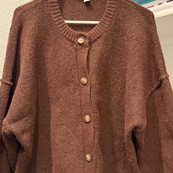 Topshop Exposed Seam Cardigan - Picture 4 of 6